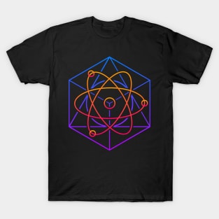 EDM Sacred Geometry – Atom Molecule T-Shirt